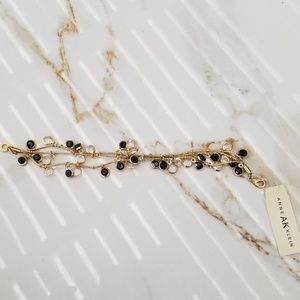 Anne Klein Beacon Gold Tone Crystal Bracelet